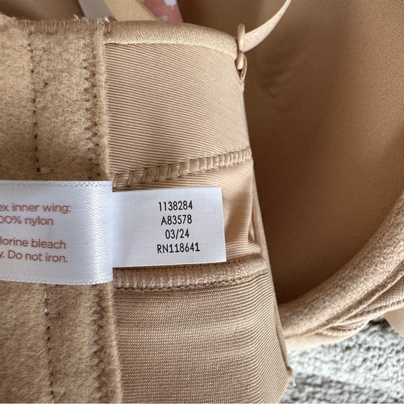Cacique Lightly Lined Multi-Way Strapless Bra Nude NWT - Picture 12 of 12